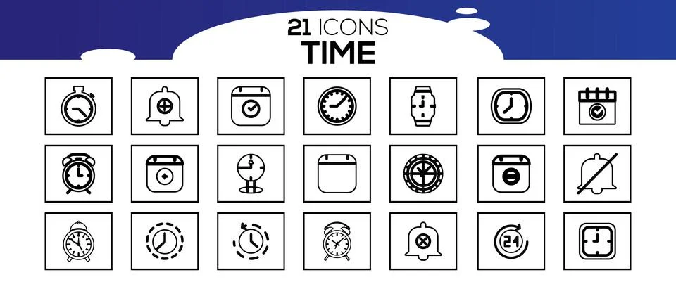 Simple Set of Customer Satisfaction Related Vector Line Icons. Stock Illustration