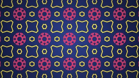 Simple shape geometric patterns background. Anime manga style simple geomet.. Illustrazione stock