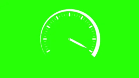 Simple shape minimal speed meter animation, Speed meter car animated Stock Footage 336912638
