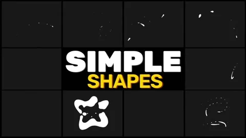 Simple Shapes Stock After Effects