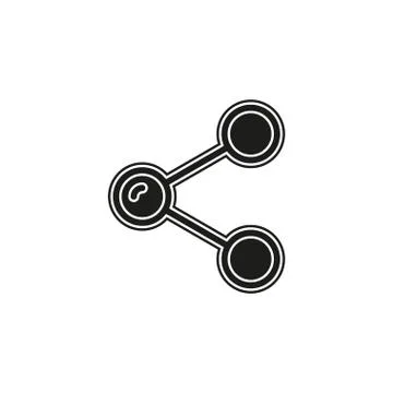 Simple Share Vector Icon Stock Illustration