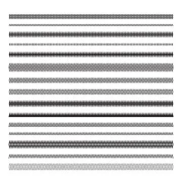 Simple sharp lines dividers and design elements 스톡 일러스트