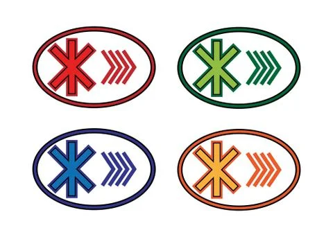 Simple sign Stock Illustration