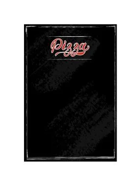 Simple Simple Menu Blackboard vector design - Fully editable Stock Illustration