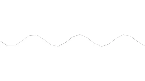 Simple Single Line Fake Distance Terrain Pattern Loop Stockbeeldmateriaal 118983252