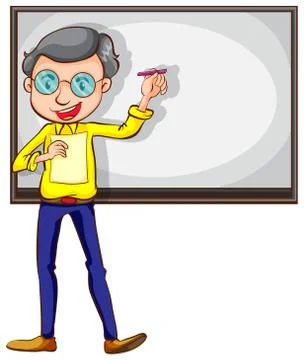 A simple sketch of a teacher Stock Illustration