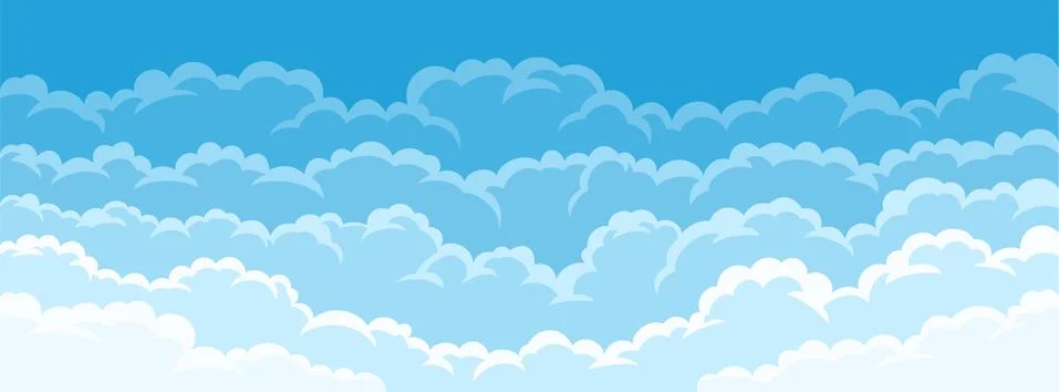 Simple sky background Stock Illustration