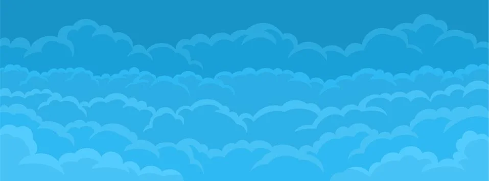 Simple sky background Stock Illustration