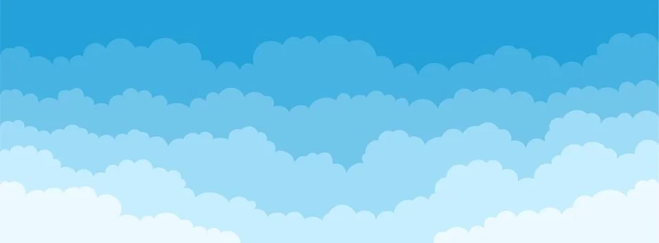 Simple sky background Stock Illustration