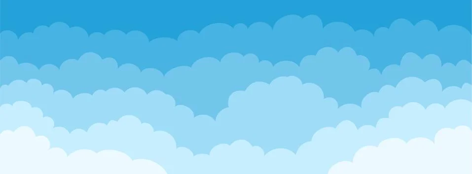 Simple sky background Stock Illustration