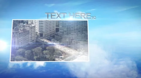 Simple Sky Flythrough Modèle After Effects