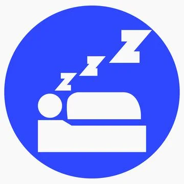 Simple sleep icon Stock-Illustration