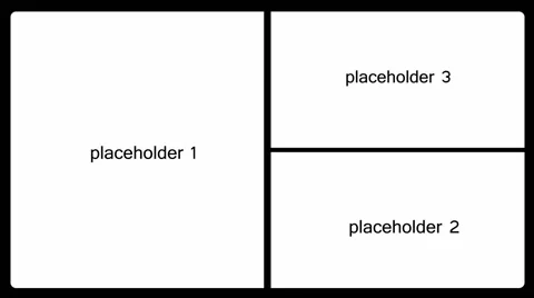 Simple slide show - 3 After Effects stock