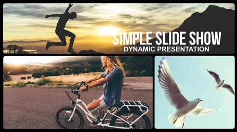Simple Slide Show Stock After Effects