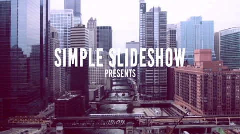 Simple Slideshow Stock After Effects
