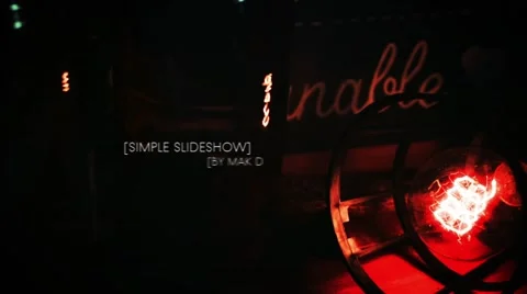 Simple Slideshow Stock After Effects