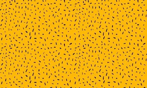 Simple small dash seamless pattern. Vector wallpaper with hand drawn sprink.. Illustrazione stock