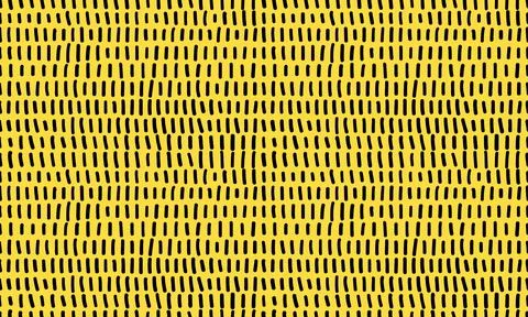 Simple small dash seamless pattern. Vector wallpaper with spots texture on ye Illustrazione stock