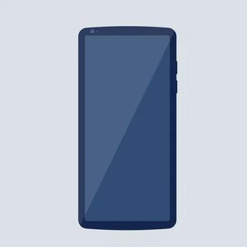 Simple smartphone with blank screen イラスト素材