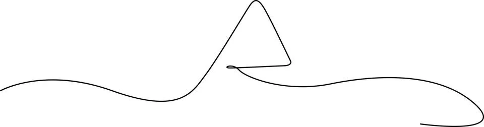 Simple snake illustration with triangular head Vector Illustrazione stock
