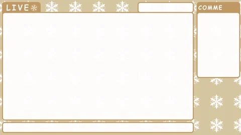 Simple snow crystal Looping streaming background. 1080p (5) Stock Footage 258881341