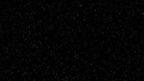 Simple Snowfall Animation on black Background Stock Footage 244832068