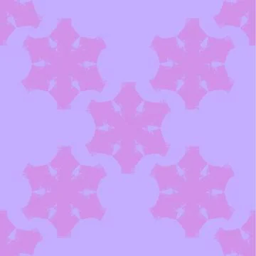 Simple Snowflake Seamless Stock Illustration