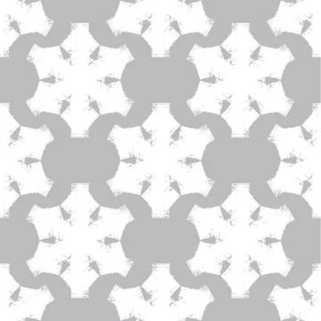 Simple Snowflake Seamless Illustrazione stock