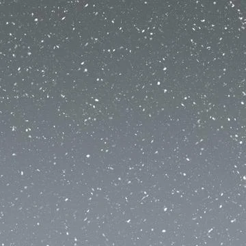 Simple snowy background texture with falling snowflakes in dark colors and grey  Stock Photos