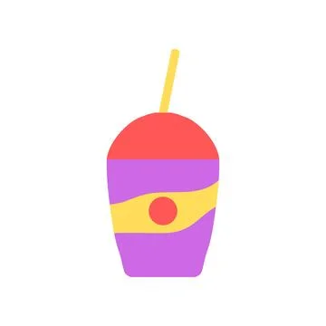 Simple soft drink design illustration Stock Illustration