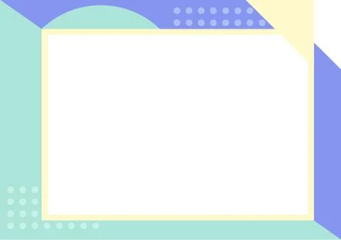 Simple solid and pastel color geometric pattern background Stock Illustration