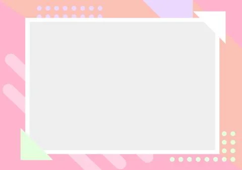 Simple solid and pastel color geometric pattern background 스톡 일러스트