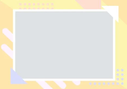 Simple solid and pastel color geometric pattern background Illustrazione stock