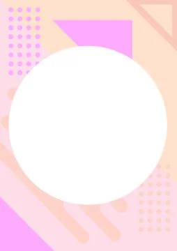 Simple solid and pastel color geometric pattern background Stock Illustration