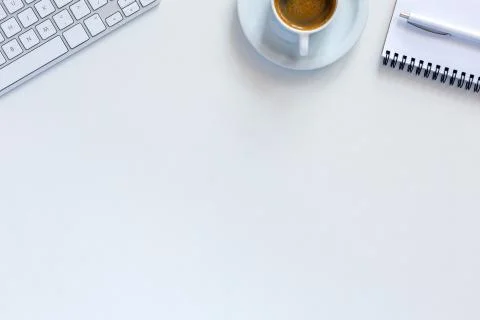 Simple sparse morning Office Composition Stock Photos