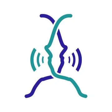 Simple Speech Bubble Symbol Icon Ilustración de archivo