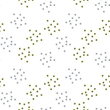 Simple spray dots seamless vector pattern. Illustrazione stock