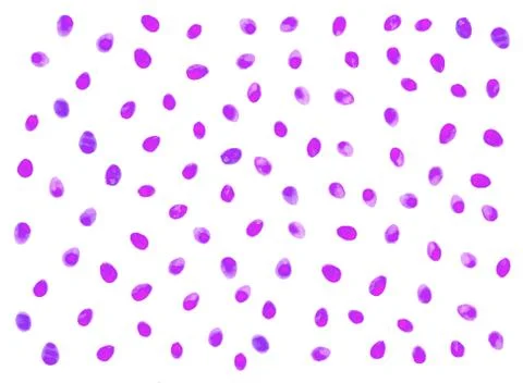 Simple spring background with watercolor eggs. Happy Easter. Hand drawn, ligh Stock Illustration