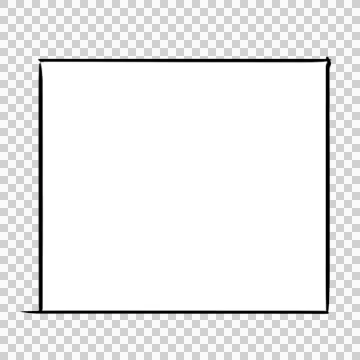 Simple Square 01 animated illustration whiteboard sketch drawing hand drawn Stock Footage 42572353