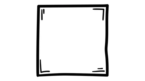 A simple square frame is drawn on the alpha channel. Stock Footage 115731884