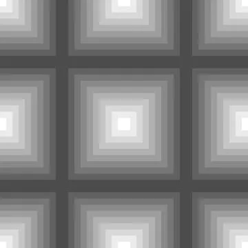 Simple square monochrome pattern. Seamless vector background. Illustrazione stock