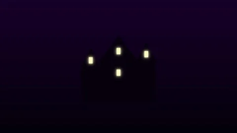 Simple square pixel pattern glowing digital element Stock Footage 341845287
