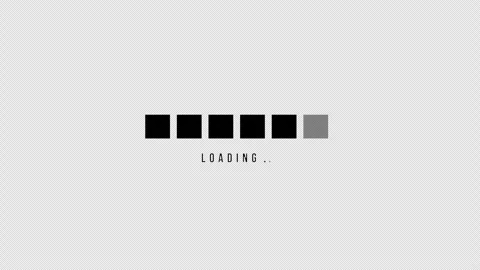 Simple square shape motion graphic loading animation template Video stock 288677296