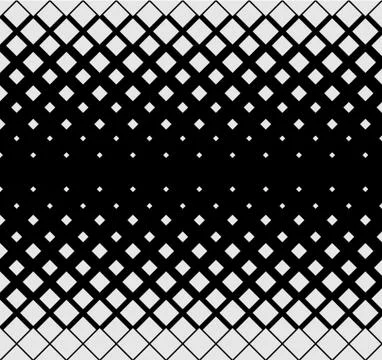 Simple square shape seamless pattern. Vector geometric starlight background. Stock Illustration