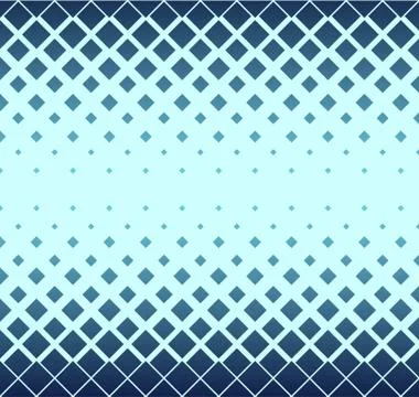 Simple square shape seamless pattern. Vector geometric starlight background. Stock Illustration