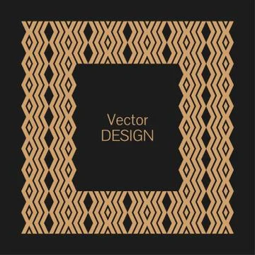 Simple squared frame イラスト素材