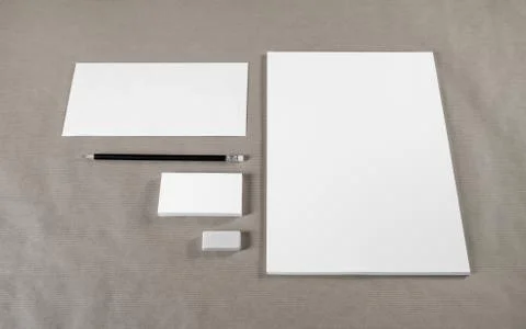 Simple stationery template Foto stock