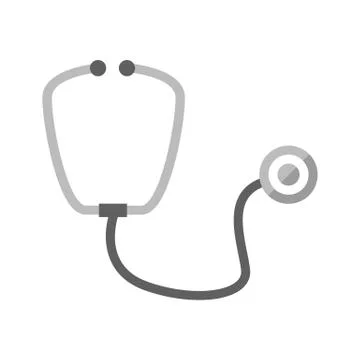 Simple Stethoscope Symbol Stock Illustration