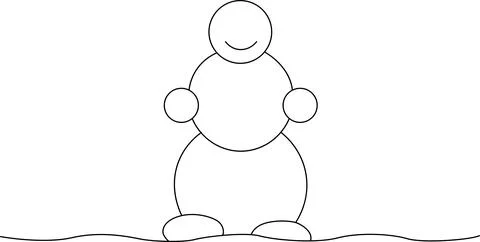 Simple stick figure standing Vector Stock Illustration