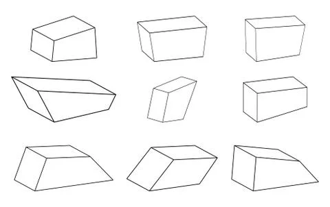 Simple stone set vector symbol icon design Stock Illustration